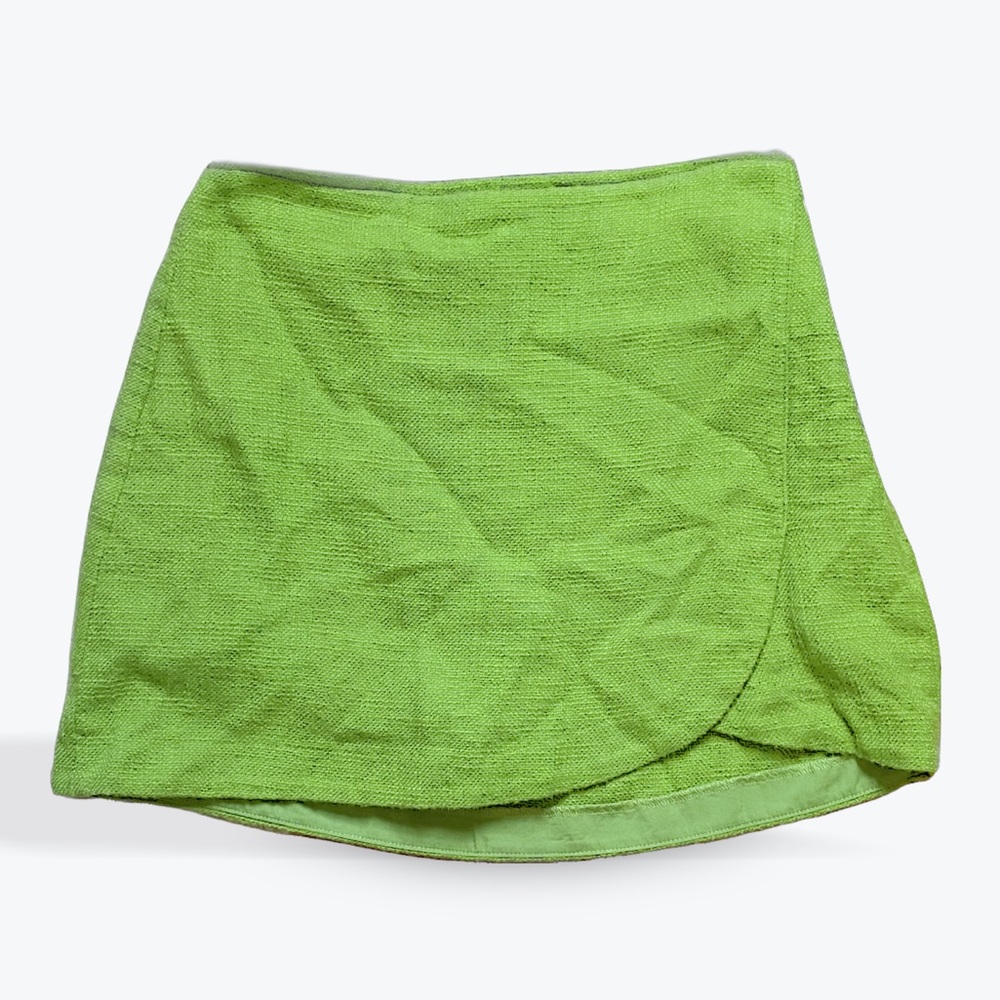 Abercrombie and Fitch Tweed Wrap Skort | Size S |